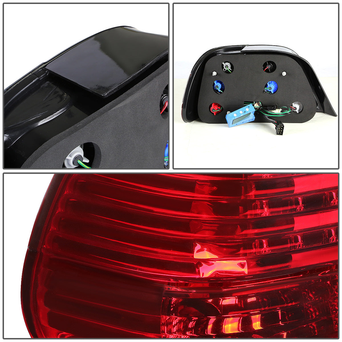 FAROS TRASEROS 95-01 BMW 750IL , 740IL , 740I - 3D - LED - RED / SMOKE