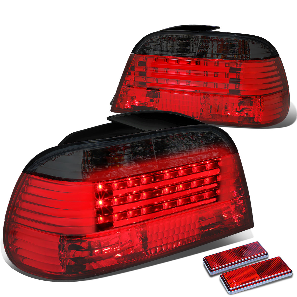 FAROS TRASEROS 95-01 BMW 750IL , 740IL , 740I - 3D - LED - RED / SMOKE