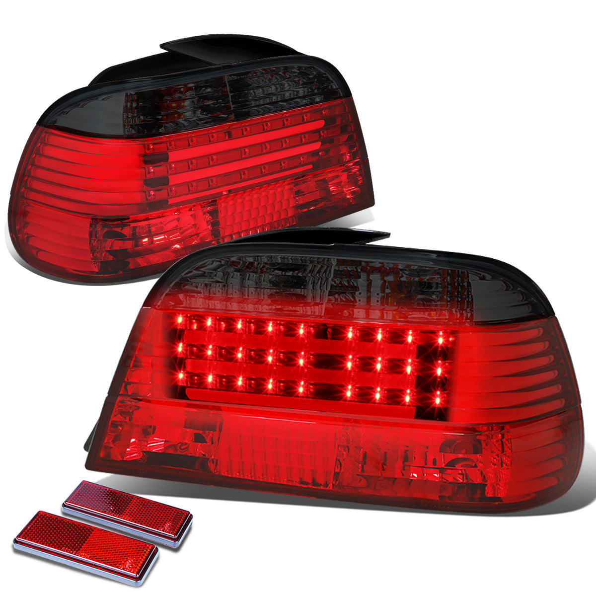 FAROS TRASEROS 95-01 BMW 750IL , 740IL , 740I - 3D - LED - RED / SMOKE