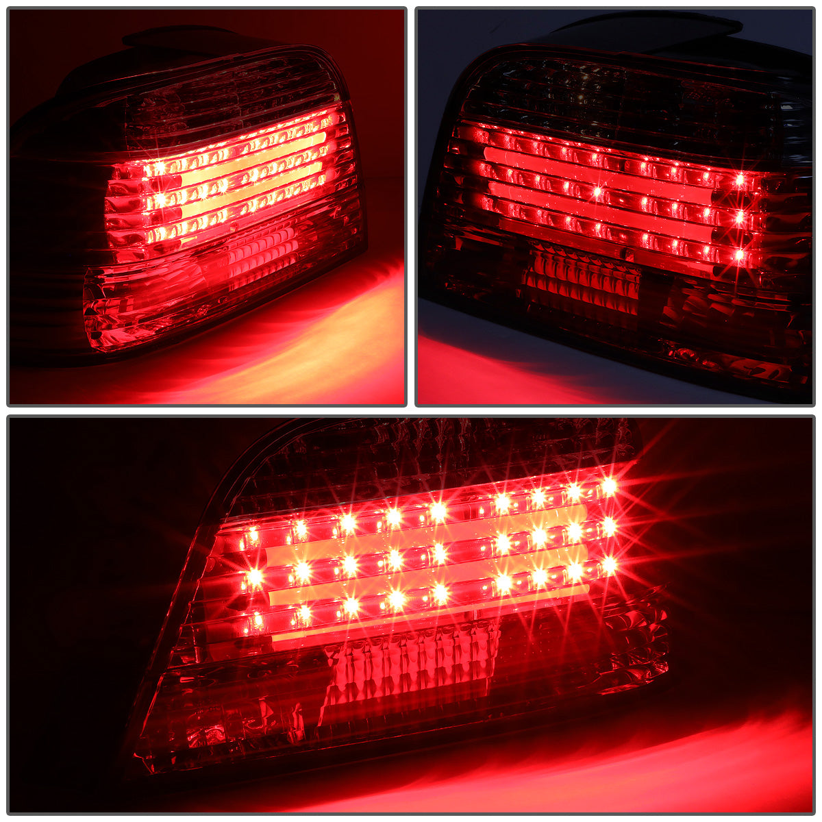 FAROS TRASEROS 95-01 BMW 750IL , 740IL , 740I - 3D - LED - RED / SMOKE