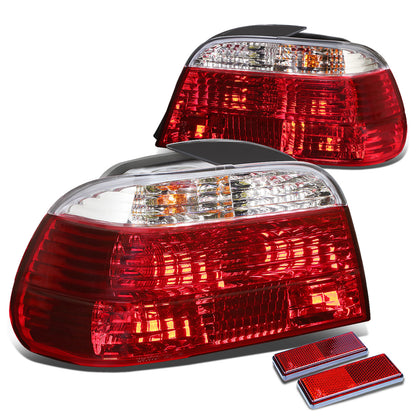 FAROS TRASEROS 95-01 BMW 750IL , 740IL , 740I - RED / CLEAR