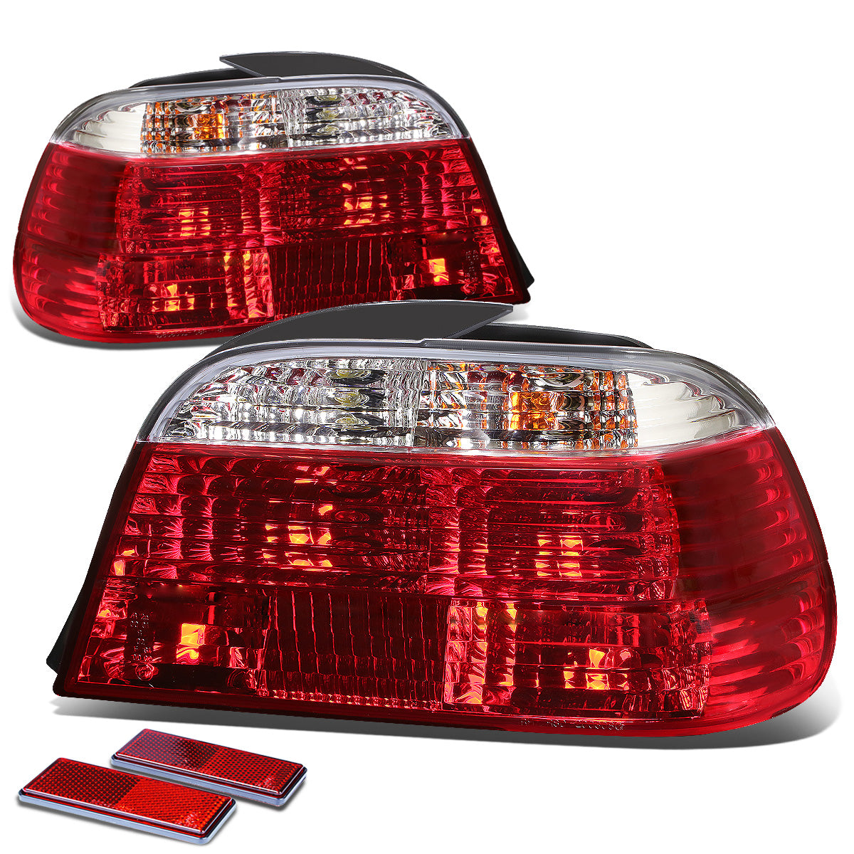 FAROS TRASEROS 95-01 BMW 750IL , 740IL , 740I - RED / CLEAR