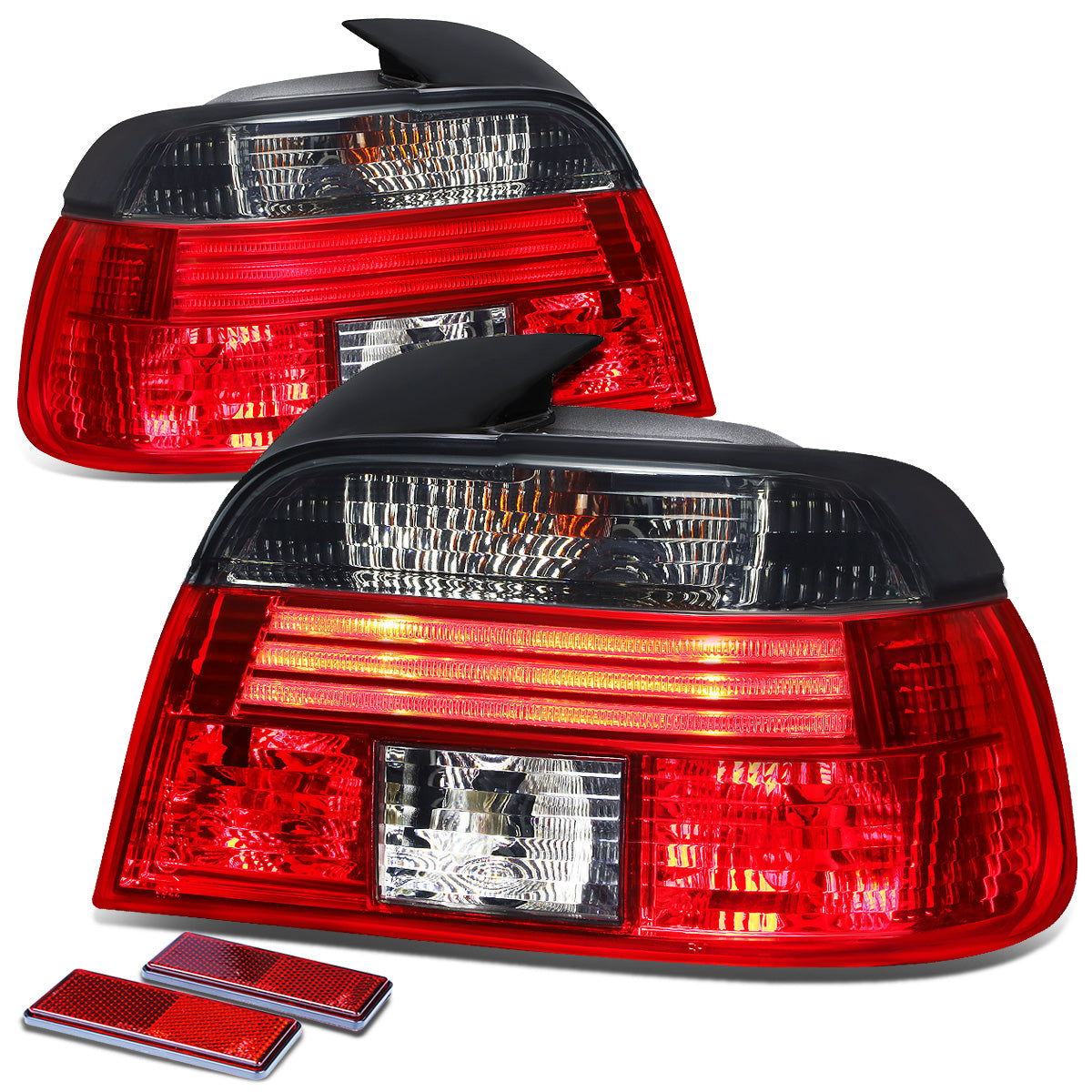 FAROS TRASEROS 97-00 BMW 528I , 540I / 99-00 BMW M5 - RED / SMOKE