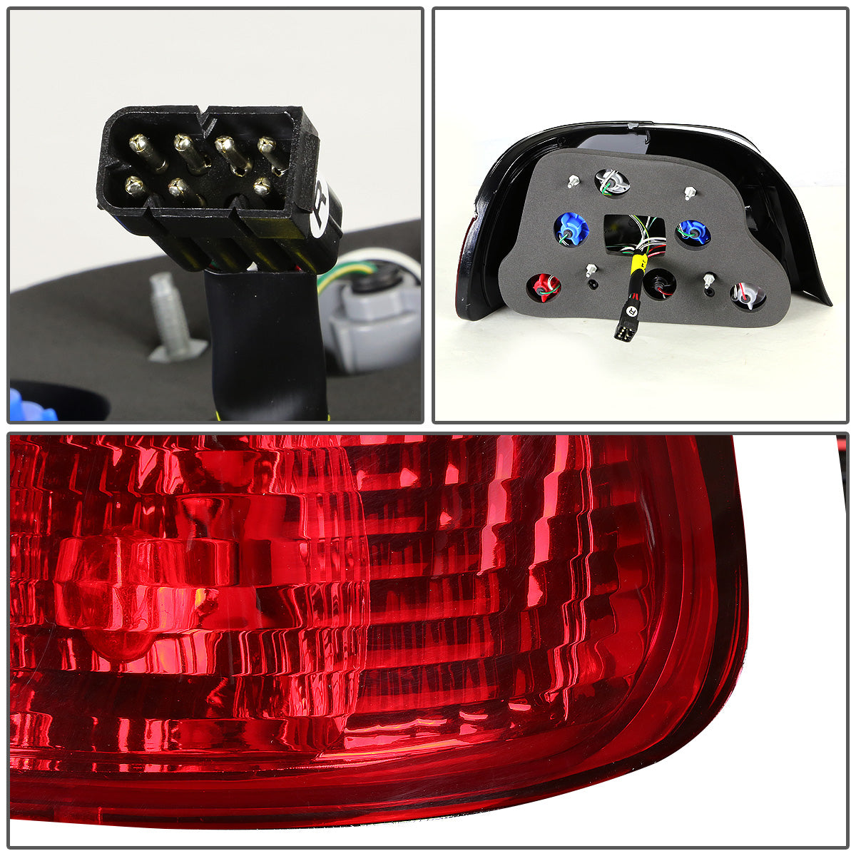 FAROS TRASEROS 97-00 BMW 528I , 540I / 99-00 BMW M5 - RED / SMOKE