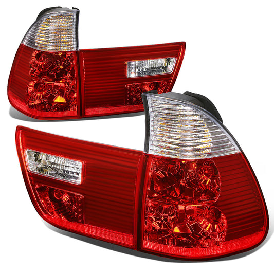 FAROS TRASEROS 00-06 BMW X5 - RED / CLEAR