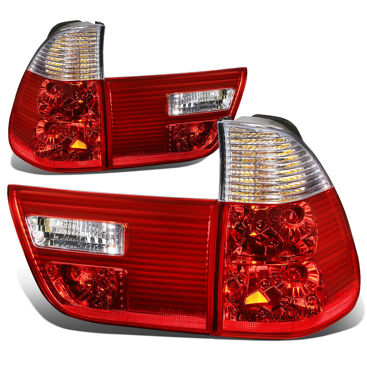 FAROS TRASEROS 00-06 BMW X5 - RED / CLEAR