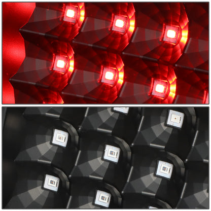 FAROS TRASEROS 04-08 FORD F-150 / LOBO - 3D - C-BAR LED - BLACK