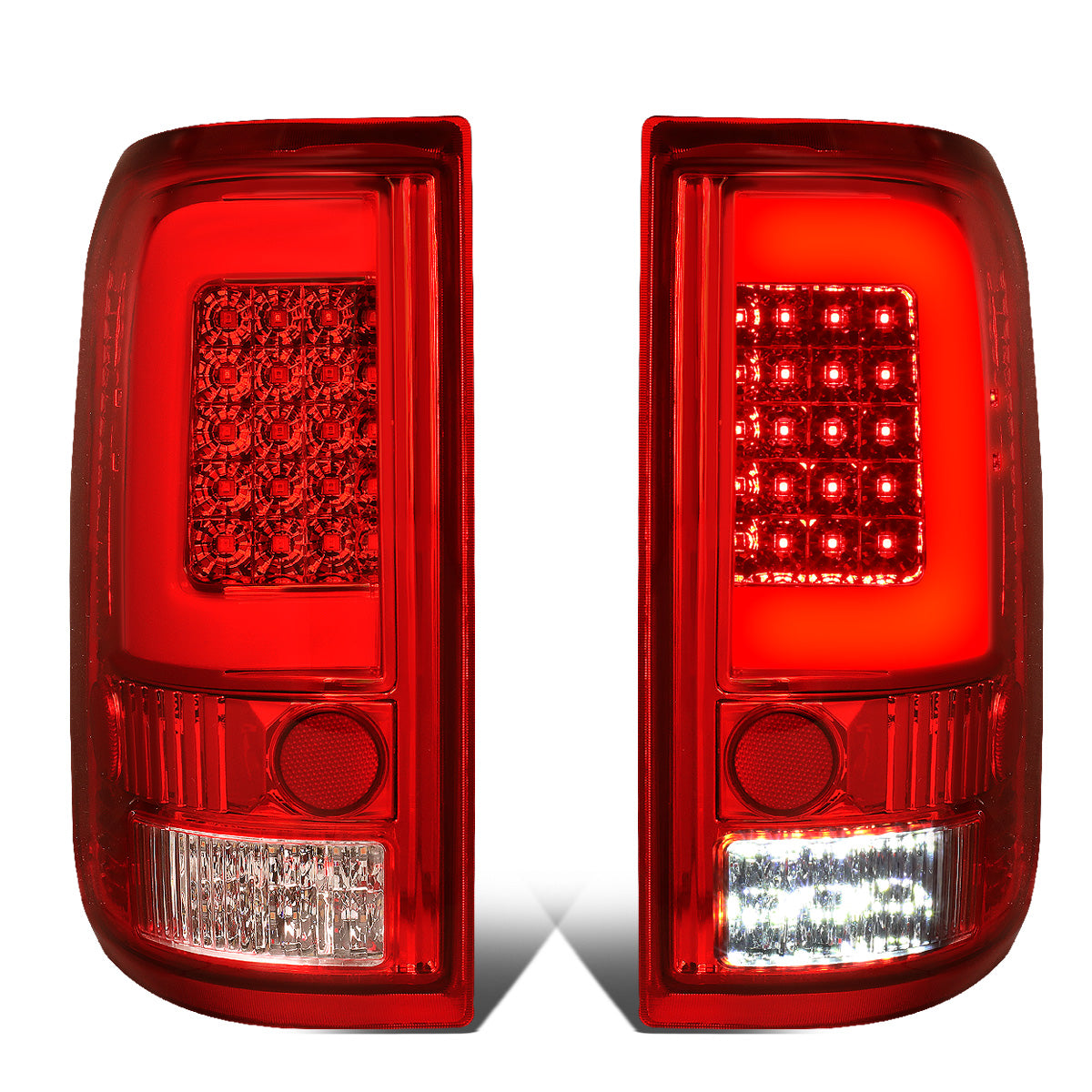 FAROS TRASEROS 04-08 FORD F-150 / LOBO - 3D - LED - RED