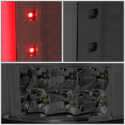 FAROS TRASEROS 04-08 FORD F-150 / LOBO - 3D - LED - SMOKE
