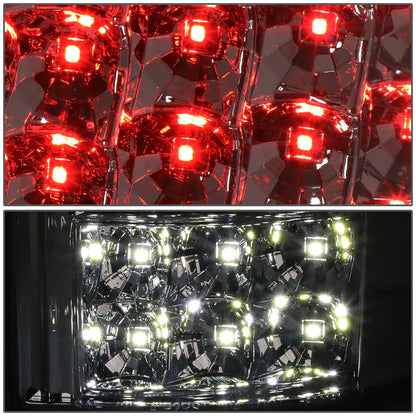FAROS TRASEROS 04-08 FORD F-150 / LOBO - LED - CHROME / SMOKE