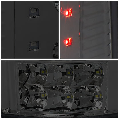 FAROS TRASEROS 04-08 FORD F-150 / LOBO - LED - CHROME / SMOKE