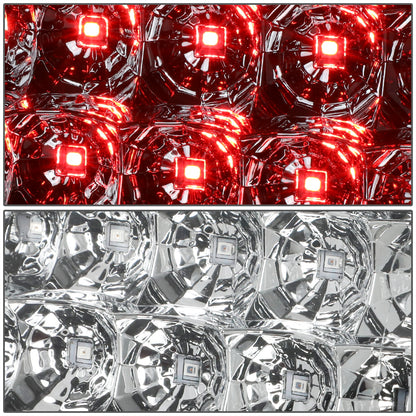 FAROS TRASEROS 09-14 FORD F-150 - FULL LED - LED - CHROME / CLEAR