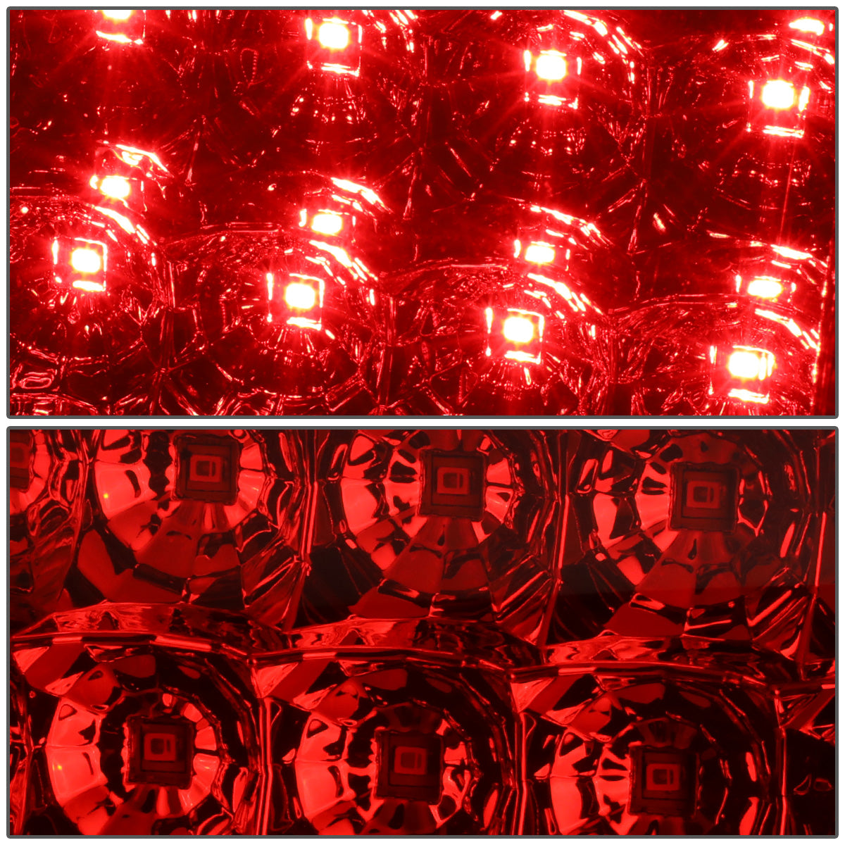 FAROS TRASEROS 09-14 FORD F-150 - FULL LED - LED - CHROME / RED