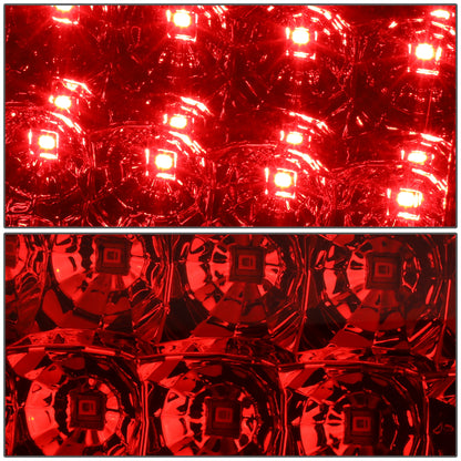 FAROS TRASEROS 09-14 FORD F-150 - FULL LED - LED - CHROME / RED