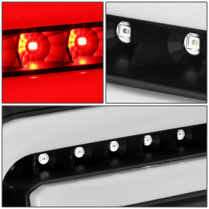 FAROS TRASEROS 90-96 FORD F-150 / 90-97 FORD F-250 / 90-97 FORD F-350 / 90-96 FORD BRONCO / 90-97 FORD F SUPER DUTY - FITS STYLESIDE MODELS ONLY - 3D - LED - BLACK / CLEAR