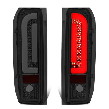 FAROS TRASEROS 90-96 FORD F-150 / 90-97 FORD F-250 / 90-97 FORD F-350 / 90-96 FORD BRONCO / 90-97 FORD F SUPER DUTY - FITS STYLESIDE MODELS ONLY - 3D - LED - CHROME / SMOKE