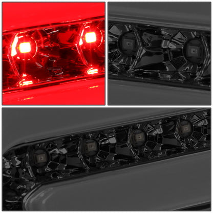 FAROS TRASEROS 90-96 FORD F-150 / 90-97 FORD F-250 / 90-97 FORD F-350 / 90-96 FORD BRONCO / 90-97 FORD F SUPER DUTY - FITS STYLESIDE MODELS ONLY - 3D - LED - CHROME / SMOKE