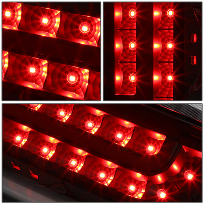 FAROS TRASEROS 90-96 FORD F-150 / 90-97 FORD F-250 / 90-97 FORD F-350 / 90-96 FORD BRONCO / 90-97 FORD F SUPER DUTY - FITS STYLESIDE MODELS ONLY - LED - BLACK / CLEAR