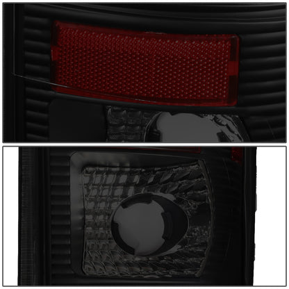 FAROS TRASEROS 08-16 FORD F-250, F-350, F-450, F-550 - SUPER DUTY / 09-16 FORD F-350, F-450 / 15-16 FORD F-550 - L-BAR - 3D - LED - BLACK / SMOKE