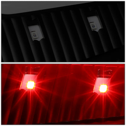 FAROS TRASEROS 08-16 FORD F-250, F-350, F-450, F-550 - SUPER DUTY / 09-16 FORD F-350, F-450 / 15-16 FORD F-550 - C-BAR - 3D - LED - BLACK / SMOKE