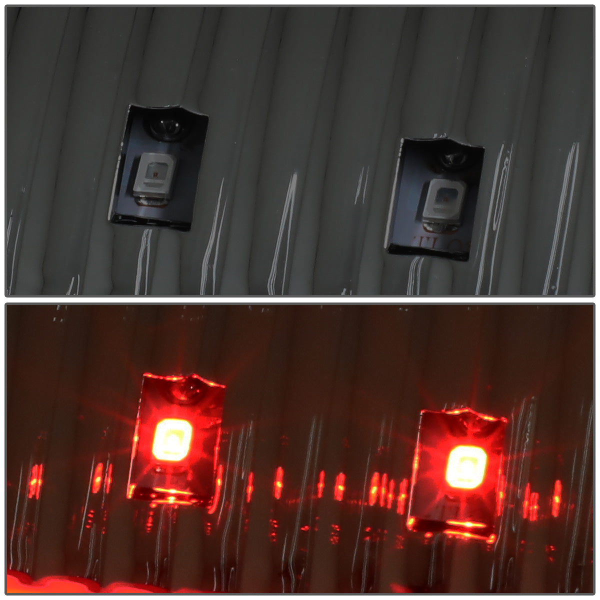 FAROS TRASEROS 08-16 FORD F-250, F-350, F-450, F-550 - SUPER DUTY / 09-16 FORD F-350, F-450 / 15-16 FORD F-550 - C-BAR - 3D - LED - CHROME / SMOKE