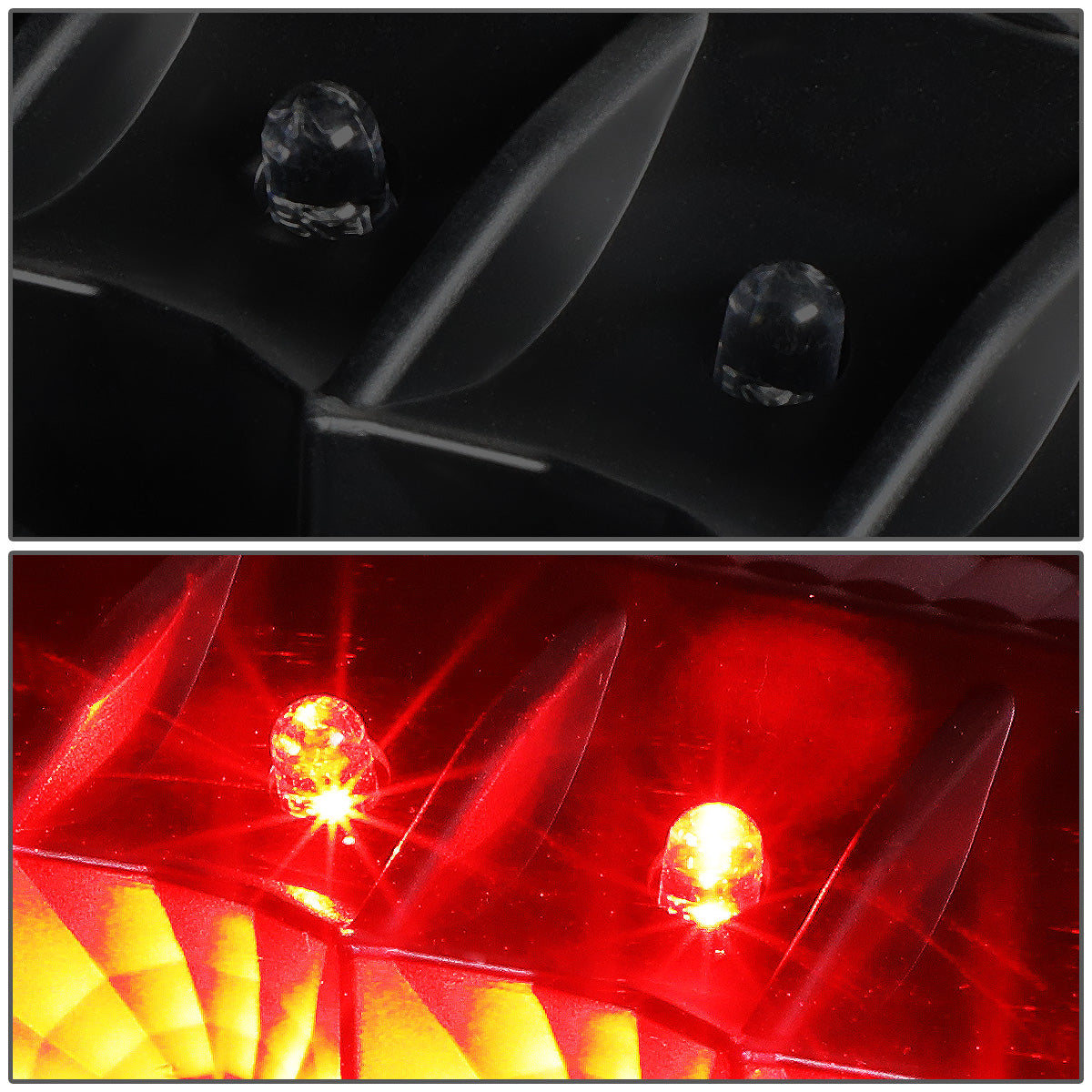 FAROS TRASEROS 08-16 FORD F-250, F-350, F-450, F-550 - SUPER DUTY / 09-16 FORD F-350, F-450 / 15-16 FORD F-550 - LED - BLACK / SMOKE