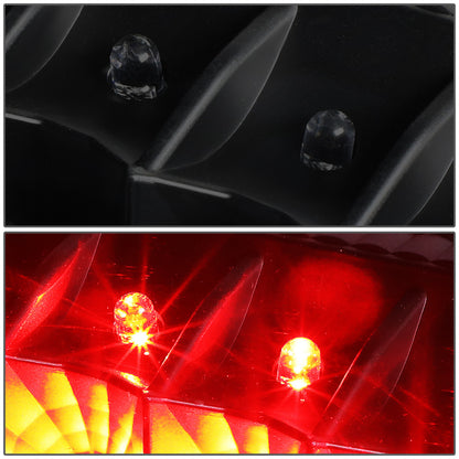 FAROS TRASEROS 08-16 FORD F-250, F-350, F-450, F-550 - SUPER DUTY / 09-16 FORD F-350, F-450 / 15-16 FORD F-550 - LED - BLACK / SMOKE