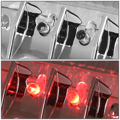 FAROS TRASEROS 08-16 FORD F-250, F-350, F-450, F-550 - SUPER DUTY / 09-16 FORD F-350, F-450 / 15-16 FORD F-550 - LED - CHROME / CLEAR