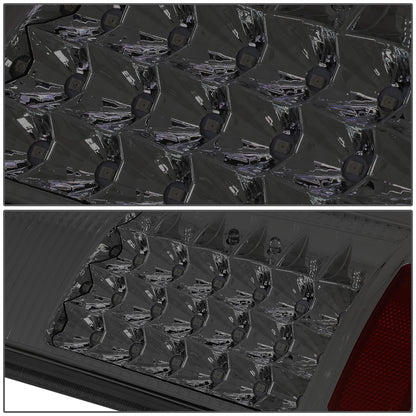 FAROS TRASEROS 08-16 FORD F-250, F-350, F-450, F-550 - SUPER DUTY / 09-16 FORD F-350, F-450 / 15-16 FORD F-550 - LED - CHROME / SMOKE