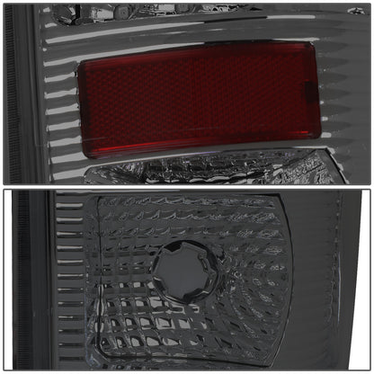 FAROS TRASEROS 08-16 FORD F-250, F-350, F-450, F-550 - SUPER DUTY / 09-16 FORD F-350, F-450 / 15-16 FORD F-550 - LED - CHROME / SMOKE