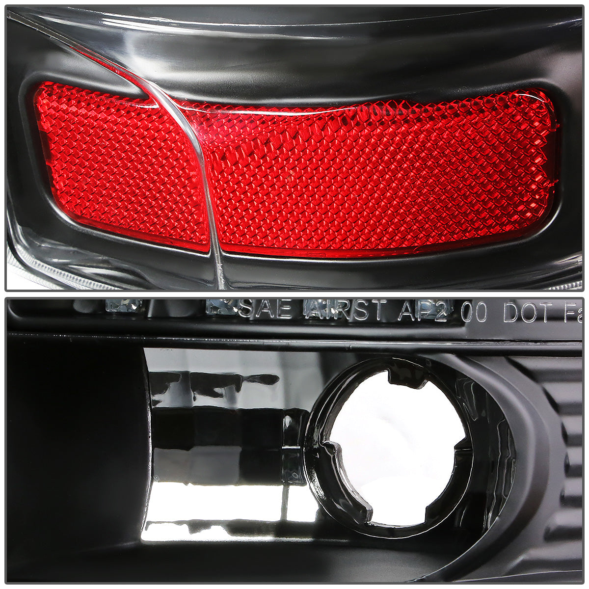 FAROS TRASEROS 00-06 CHEVY TAHOE , CHEVY SUBURBAN 1500 , 2500 , GMC YUKON , YUKON XL 1500 , 2500 - LED - FITS LIFT DOOR MODELS ONLY , DOES NOT FIT BARN DOOR MODELS - BLACK / CLEAR