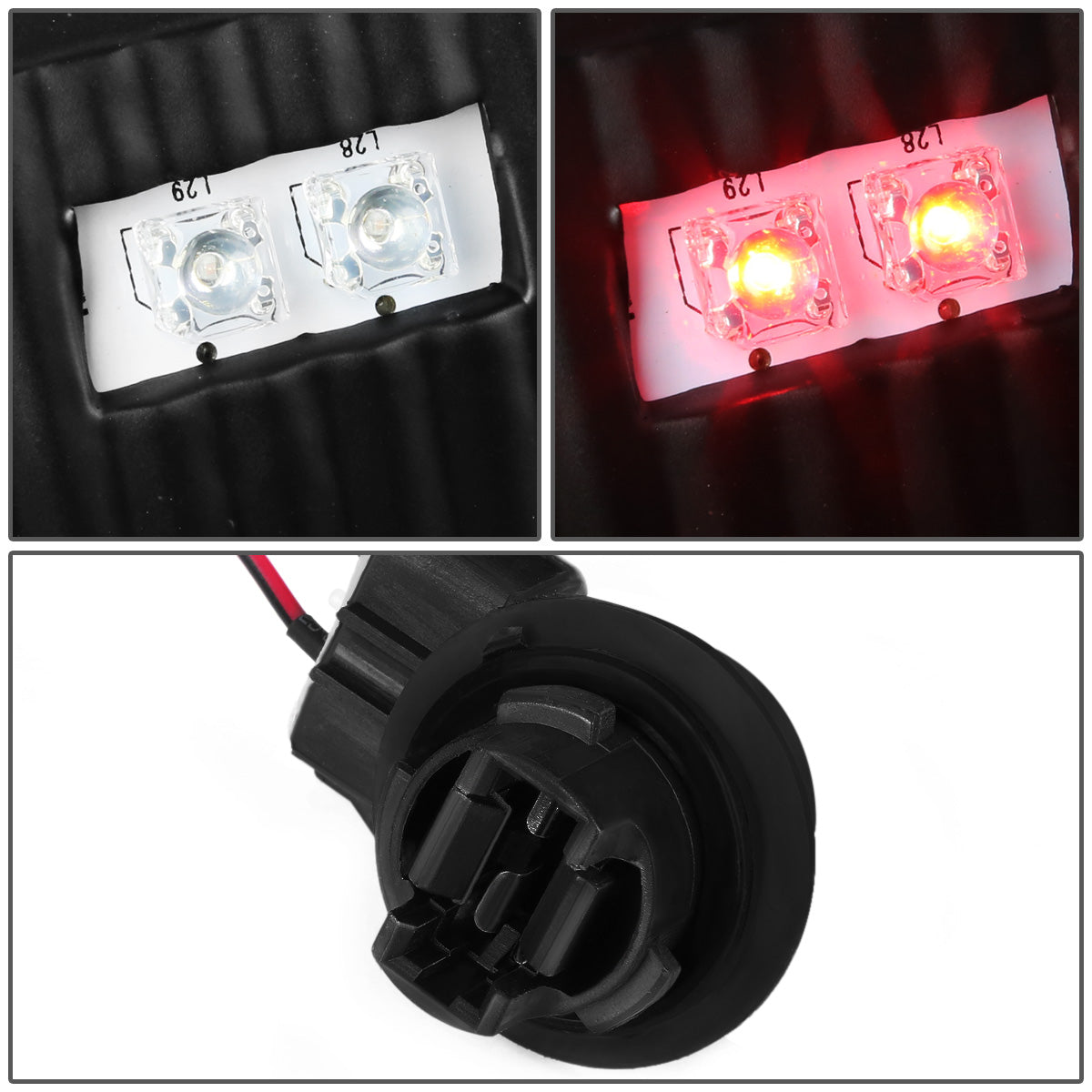 FAROS TRASEROS 00-06 CHEVY TAHOE , CHEVY SUBURBAN 1500 , 2500 , GMC YUKON , YUKON XL 1500 , 2500 - LED - FITS LIFT DOOR MODELS ONLY , DOES NOT FIT BARN DOOR MODELS - BLACK / CLEAR
