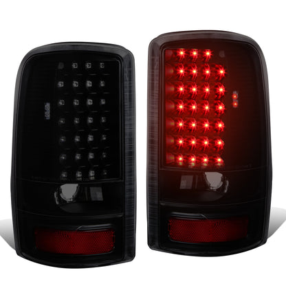 FAROS TRASEROS 00-06 CHEVY TAHOE , CHEVY SUBURBAN 1500 , 2500 , GMC YUKON , YUKON XL 1500 , 2500 - LED - FITS LIFT DOOR MODELS ONLY , DOES NOT FIT BARN DOOR MODELS - BLACK / SMOKE
