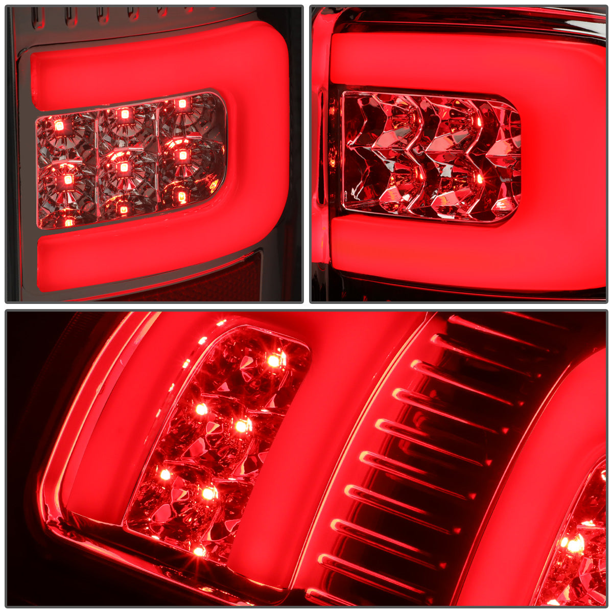 FAROS TRASEROS 07-13 GMC SIERRA 1500 - 07-14 GMC SIERRA 2500HD 3500HD - DOES NOT FIT DUALLY MODELS, DOES NOT FIT DENALI MODELS, DOES NOT FIT MODELS WITH 921 BACKUP BULB MODELS - 3D - LED - CHROME / CLEAR
