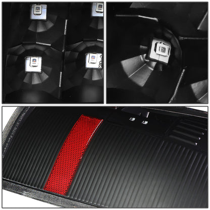 FAROS TRASEROS 07-13 GMC SIERRA 1500 - 07-14 GMC SIERRA 2500HD 3500HD - DOES NOT FIT DUALLY MODELS, DOES NOT FIT DENALI MODELS, DOES NOT FIT MODELS WITH 921 BACKUP BULB MODELS - LED - BLACK / CLEAR