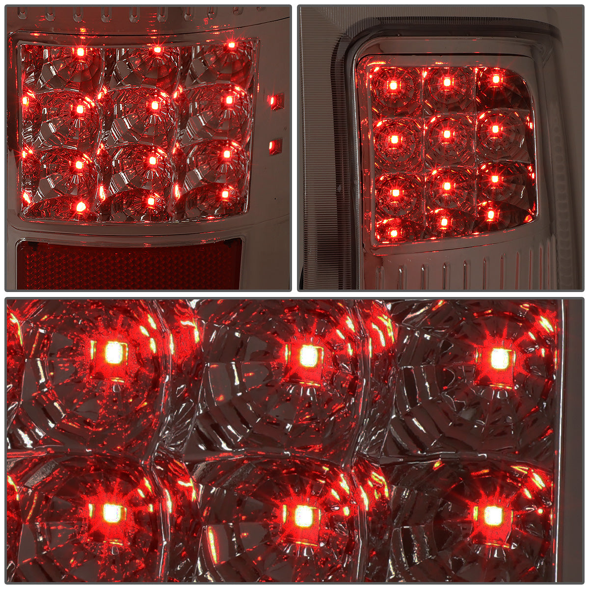 FAROS TRASEROS 07-13 GMC SIERRA 1500 - 07-14 GMC SIERRA 2500HD 3500HD - DOES NOT FIT DUALLY MODELS, DOES NOT FIT DENALI MODELS, DOES NOT FIT MODELS WITH 921 BACKUP BULB MODELS - LED - CHROME / SMOKE
