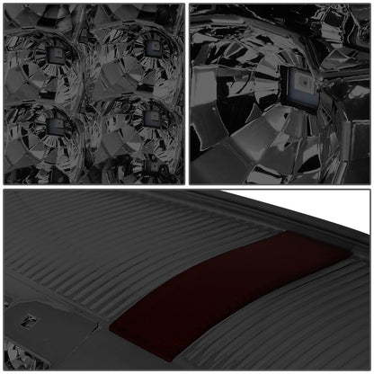 FAROS TRASEROS 07-13 GMC SIERRA 1500 - 07-14 GMC SIERRA 2500HD 3500HD - DOES NOT FIT DUALLY MODELS, DOES NOT FIT DENALI MODELS, DOES NOT FIT MODELS WITH 921 BACKUP BULB MODELS - LED - CHROME / SMOKE