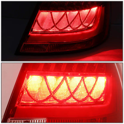 FAROS TRASEROS 05-08 AUDI A6 , A6 QUATTRO - 3D - LED - RED / CLEAR
