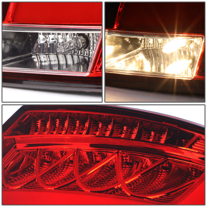 FAROS TRASEROS 05-08 AUDI A6 , A6 QUATTRO - 3D - LED - RED / CLEAR