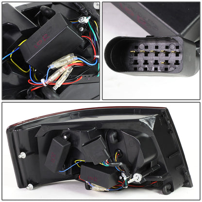 FAROS TRASEROS 05-08 AUDI A6 , A6 QUATTRO - 3D - LED - RED / SMOKE