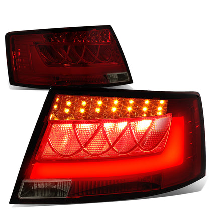 FAROS TRASEROS 05-08 AUDI A6 , A6 QUATTRO - 3D - LED - RED / SMOKE