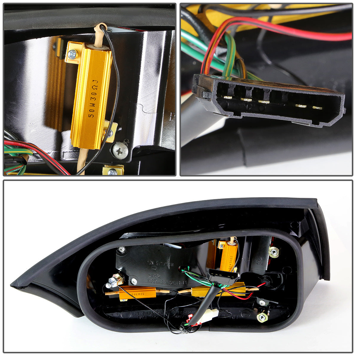 FAROS TRASEROS 99-06 AUDI TT , TT QUATTRO - 3D - LED - RED / CLEAR