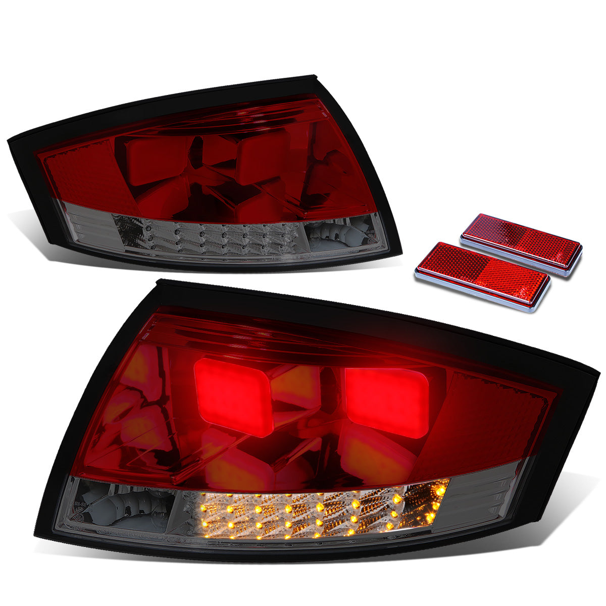 FAROS TRASEROS 99-06 AUDI TT , TT QUATTRO - 3D - LED - RED / SMOKE