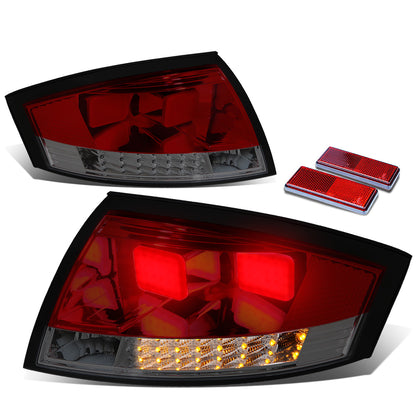 FAROS TRASEROS 99-06 AUDI TT , TT QUATTRO - 3D - LED - RED / SMOKE