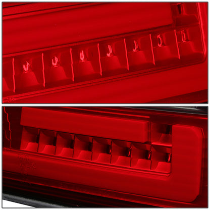 FAROS TRASEROS 92-99 BMW 3-SERIES E36 2-DR - 3D BAR - LED - RED / CLEAR