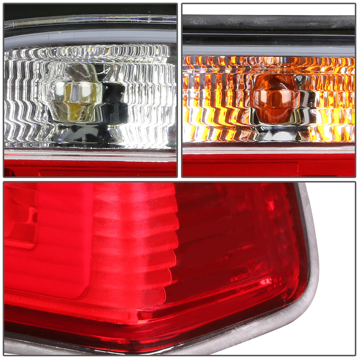 FAROS TRASEROS 92-99 BMW 3-SERIES E36 2-DR - 3D BAR - LED - RED / CLEAR