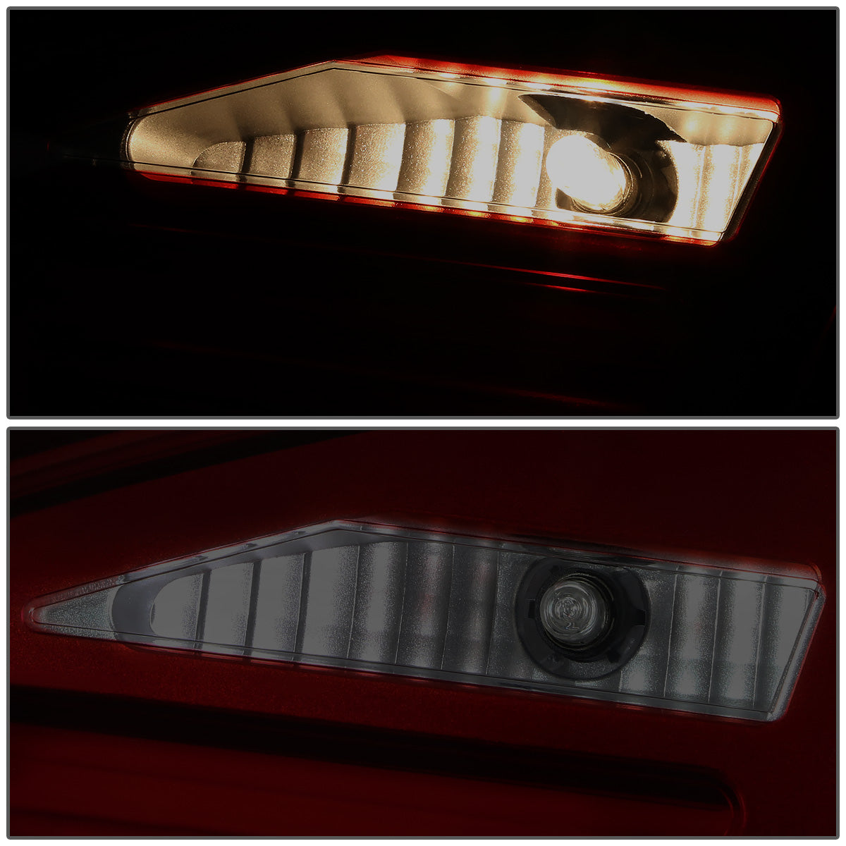 FAROS TRASEROS 05-08 BMW 3-SERIES E90 4-DR - 3D STRIP - LED - RED / SMOKE