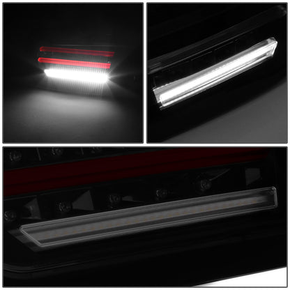 FAROS TRASEROS 12-13 BMW 325I 4-DR / 12-15 BMW 320I, 328I, 335I 4-DR / 14-15 BMW 328D 4-DR - 3D STRIP - LED - BLACK / SMOKE