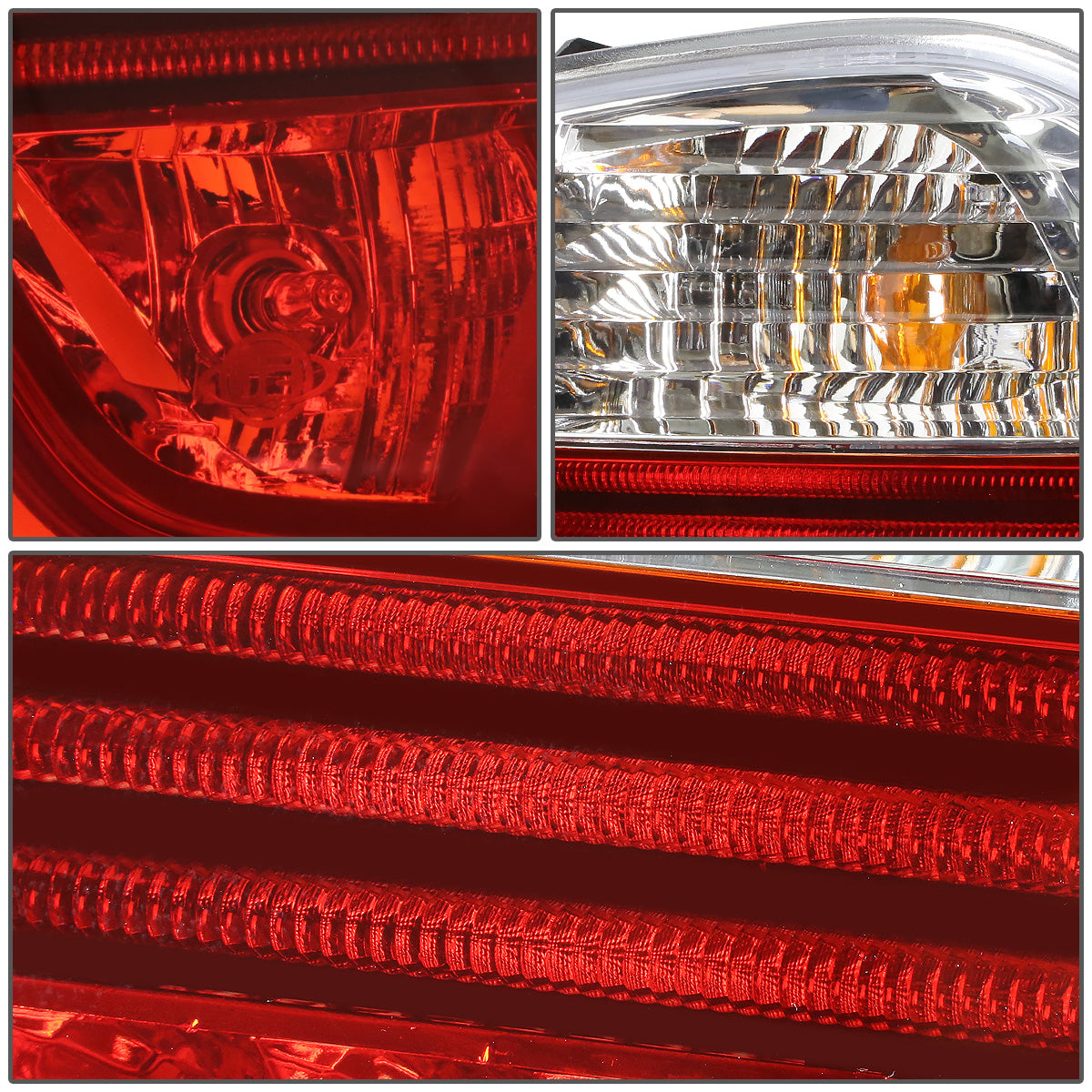 FAROS TRASEROS 05-08 BMW 3 SERIES E90 - LED - RED / CLEAR