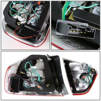 FAROS TRASEROS 05-08 BMW 3 SERIES E90 - LED - RED / SMOKE